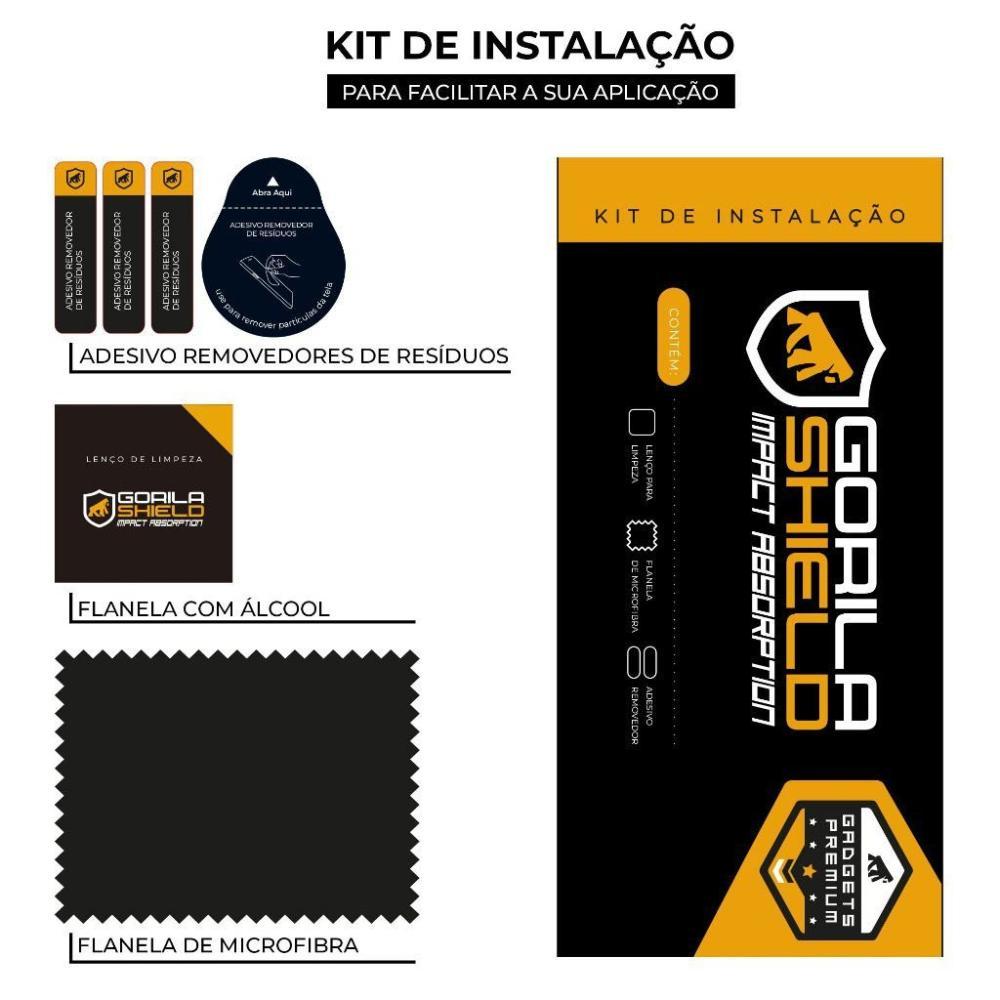 Película Dual Glass para Motorola Moto Edge 30 Pro - Preto - Gshield - 4
