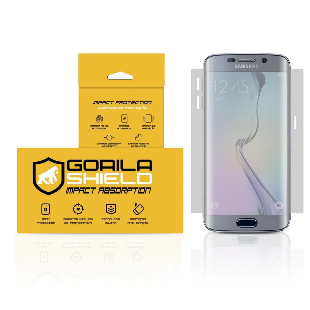 Película Nano Gel Dupla para Samsung Galaxy S6 Edge - Gorila Shield (Cobre toda tela) - 1