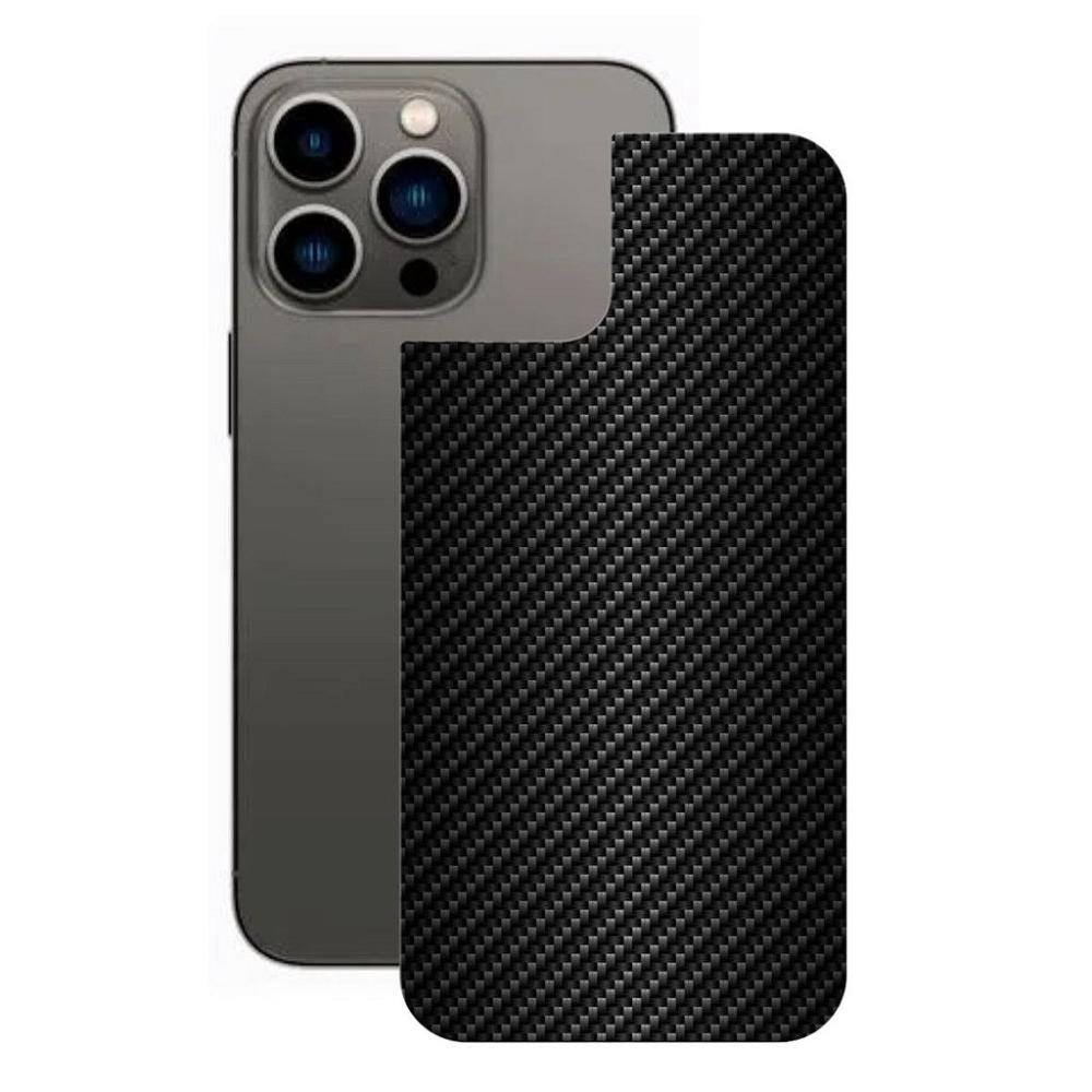 Película para iPhone 13 Pro Max - Traseira de Fibra de Carbono Preta - Gshield - 1