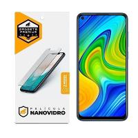 Película Nano Vidro + Camera + Nano Traseira + Capa case capinha Dual Shock X Para Redmi Note 9 - Gshield