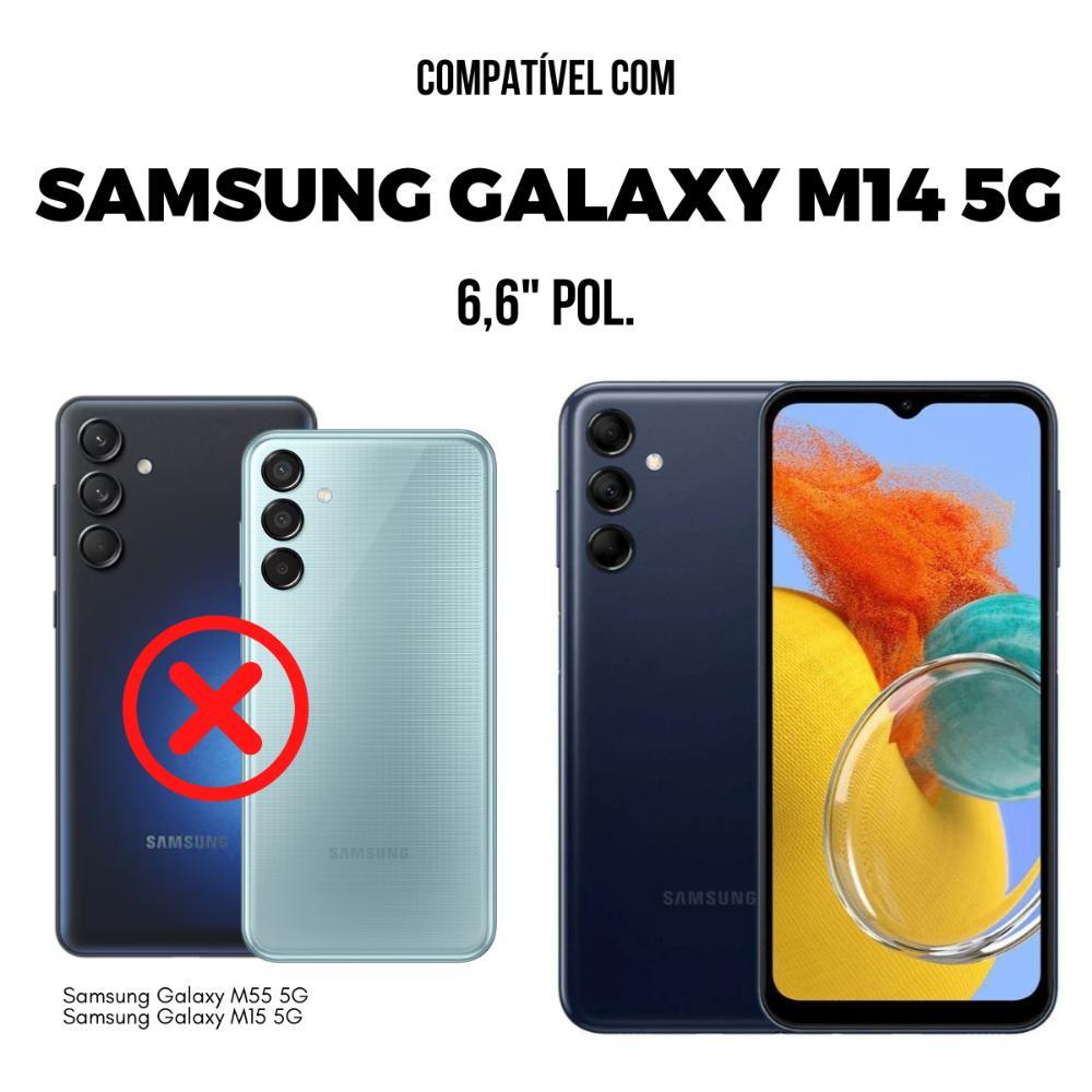 Película para Galaxy M14 5G -Traseira Fibra Carbono- Gshield - 2