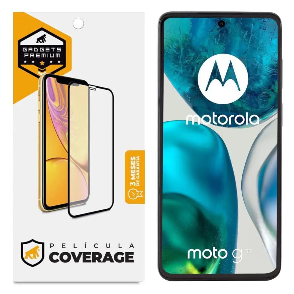 Película para Moto G52 - Coverage 5D Pro Preta - Gshield - 1