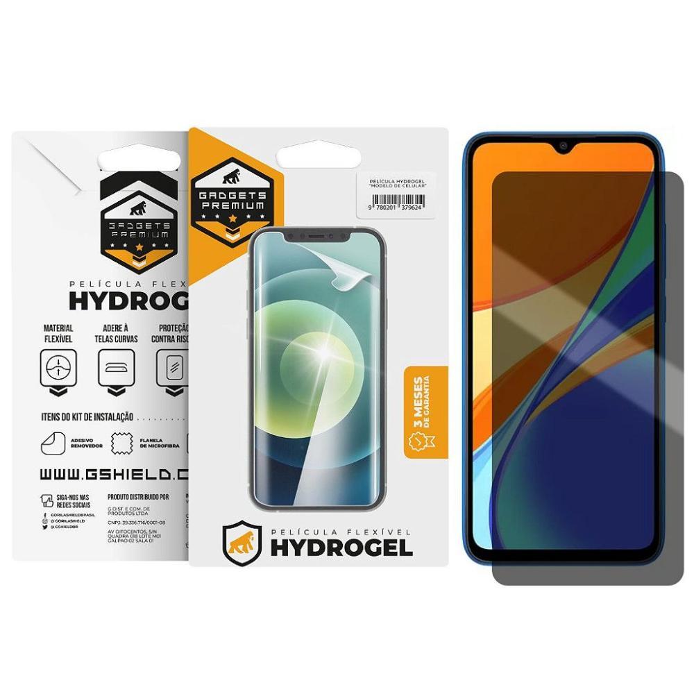 Película para Xiaomi Redmi 9C -Privacidade Hydrogel- Gshield - 1