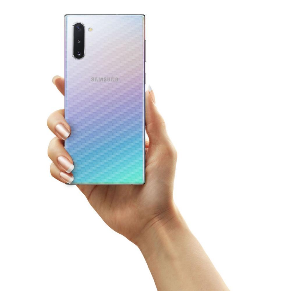 Película Traseira de Fibra de Carbono Transparente para Samsung Galaxy Note 10 Plus - Gorila Shield - 3