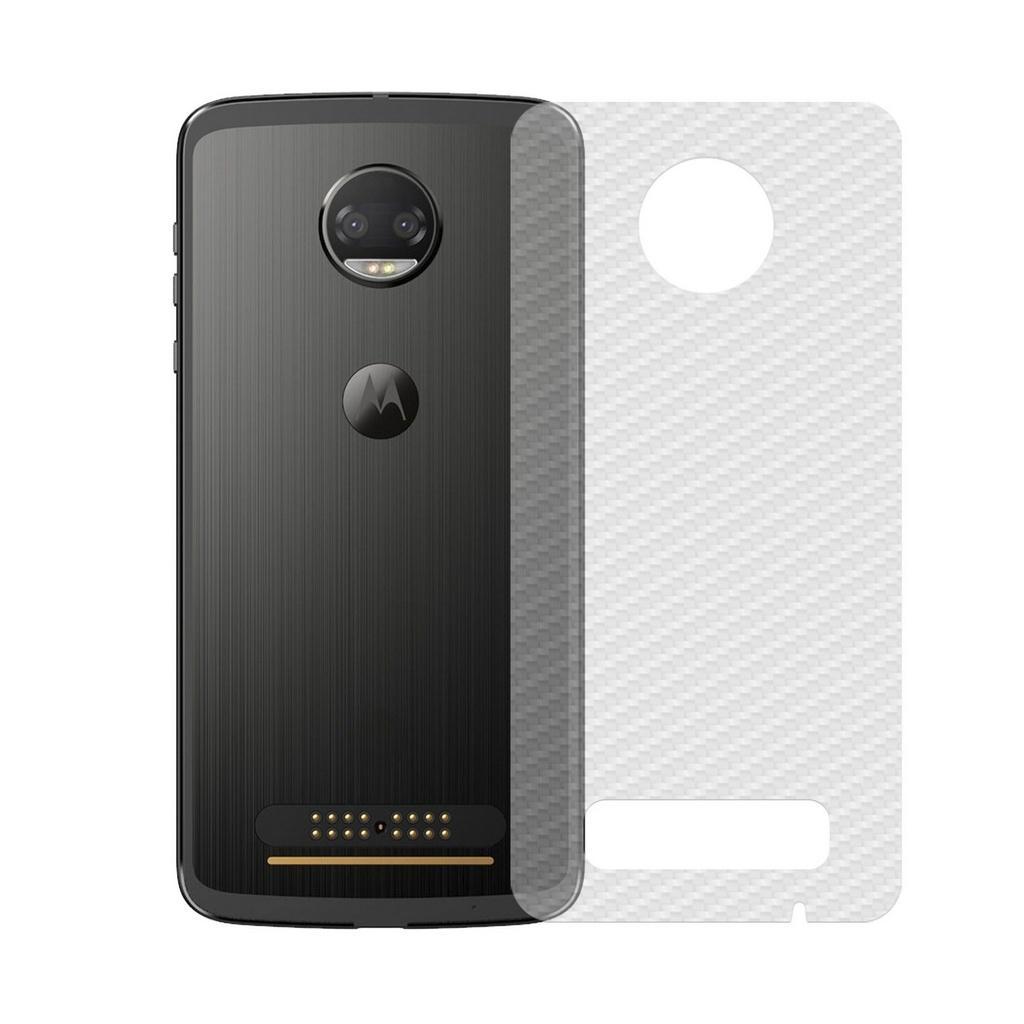 Película Traseira de Fibra de Carbono Transparente para Motorola Moto Z2 Force - Gorila Shield - 3
