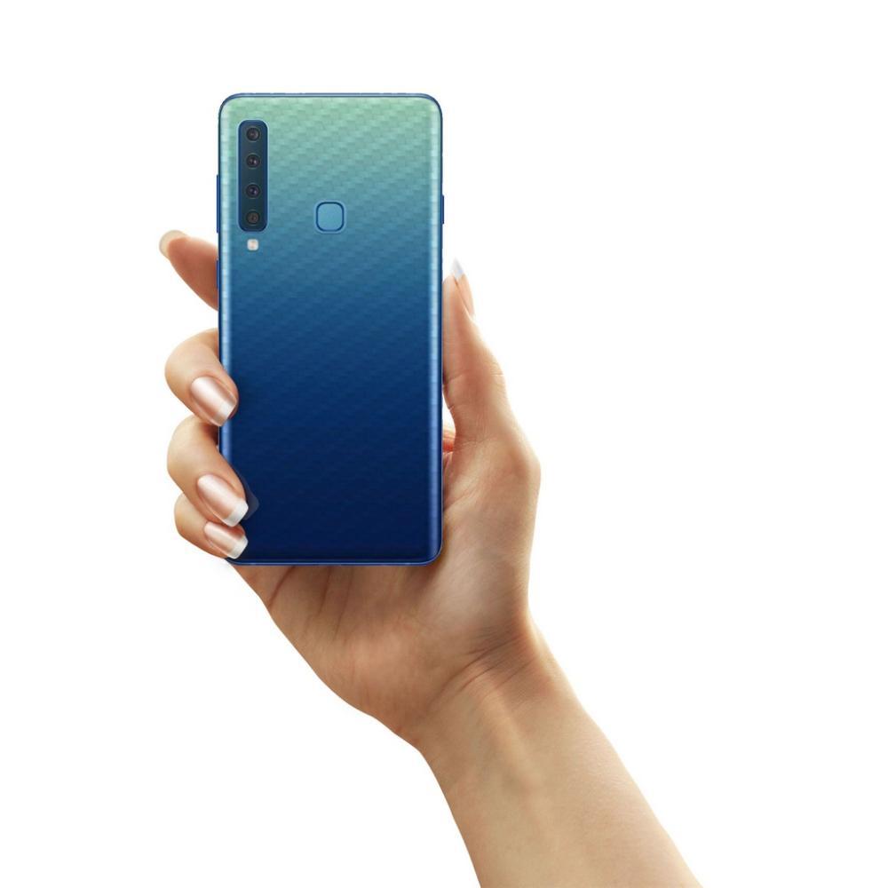 Película Traseira de Fibra de Carbono Transparente para Galaxy A9 2018 - Gorila Shield - 3