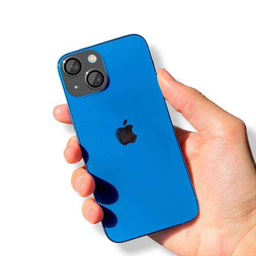 Protetor de lente de câmera de alumínio para iPhone 14 Plus - Preta - Gshield - 4