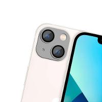 Protetor de lente de câmera de alumínio para iPhone 14 Plus - Prata - Gshield - 2