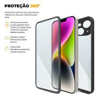 Capa 360 para iPhone 14 Plus - Preta - Frente e Verso- Gshield - 3