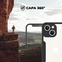 Capa 360 para iPhone 14 Plus - Preta - Frente e Verso- Gshield - 5