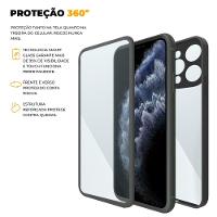 Capa 360 para iPhone 11 Pro Max - Preta - Frente e Verso- Gshield - 3