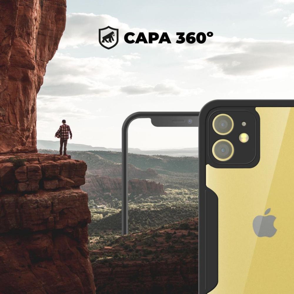 Capa 360 para iPhone 11 - Preta - Frente e Verso- Gshield - 5