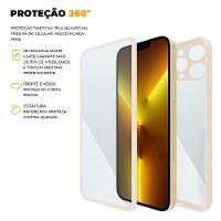 Capa 360 para iPhone 13 Pro Max - Rosa - Frente e Verso- Gshield - 3