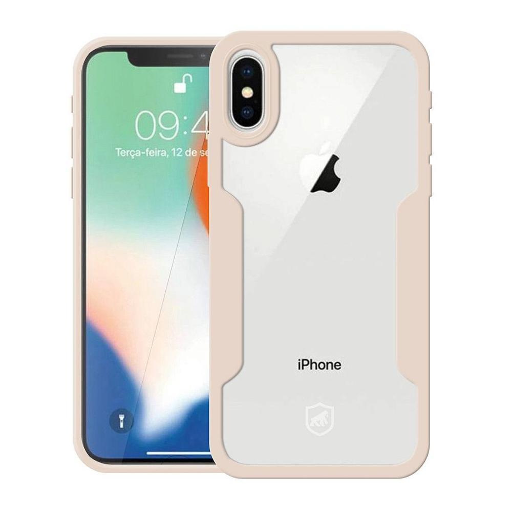 Capa 360 para iPhone X / XS - Rosa - Frente e Verso- Gshield - 1