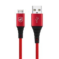 Cabo Tech Proof Vermelho Micro USB V8 (1,2m) - Gorila Shield - 1