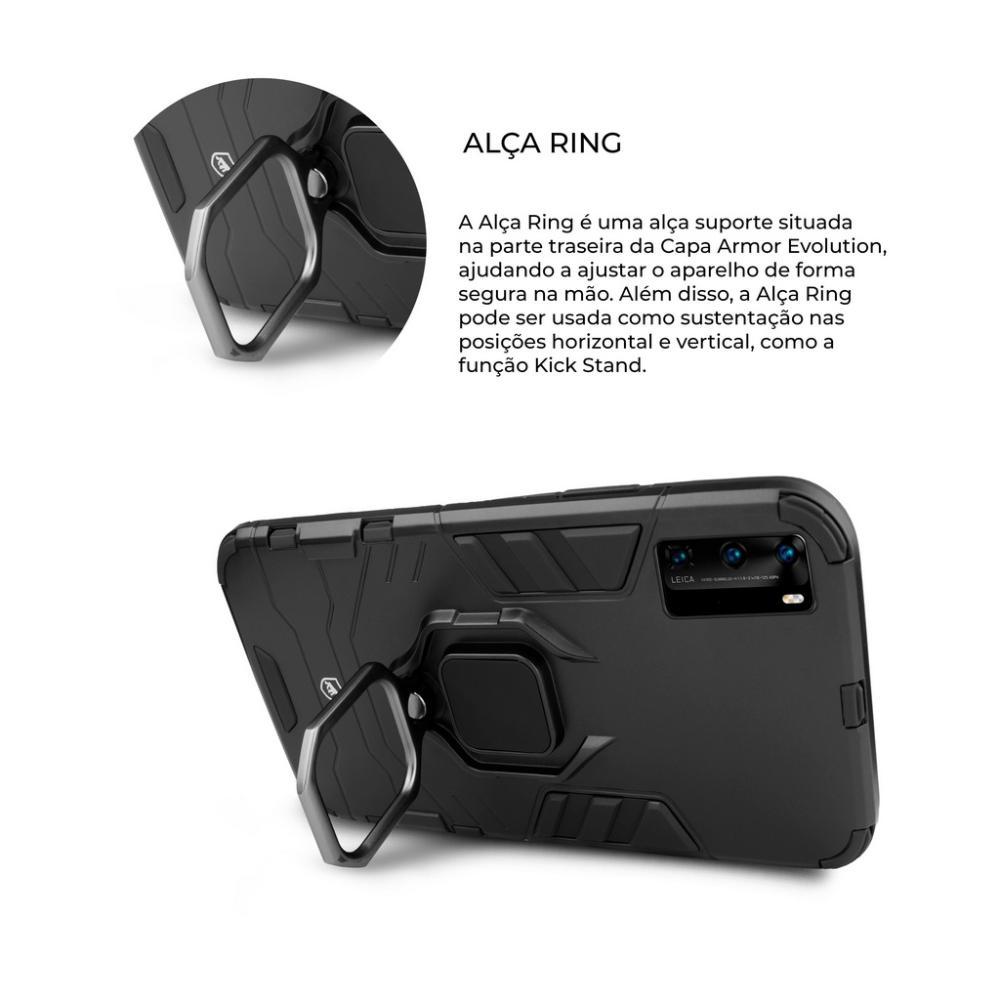 Capa case capinha Defender Black para Huawei P40 - Gshield - 2