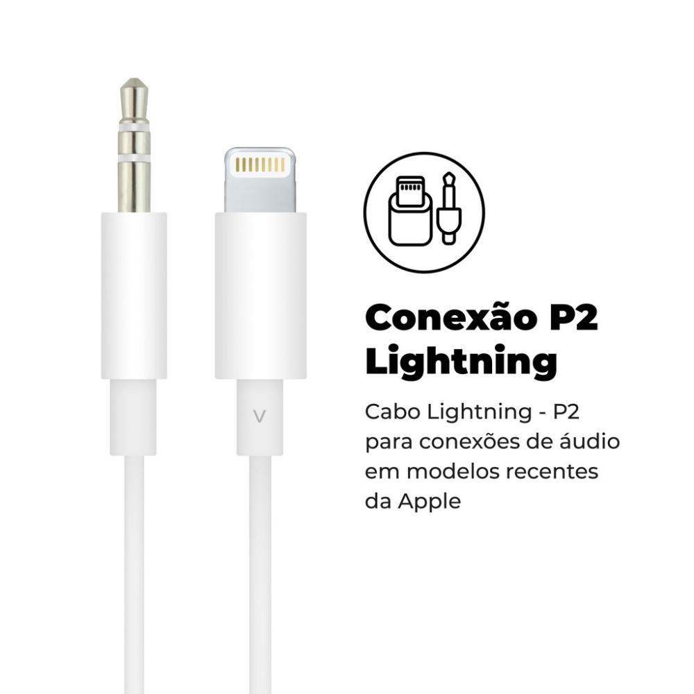 Cabo Auxiliar P2 para iPhone (Lightning) - Gshield - 3
