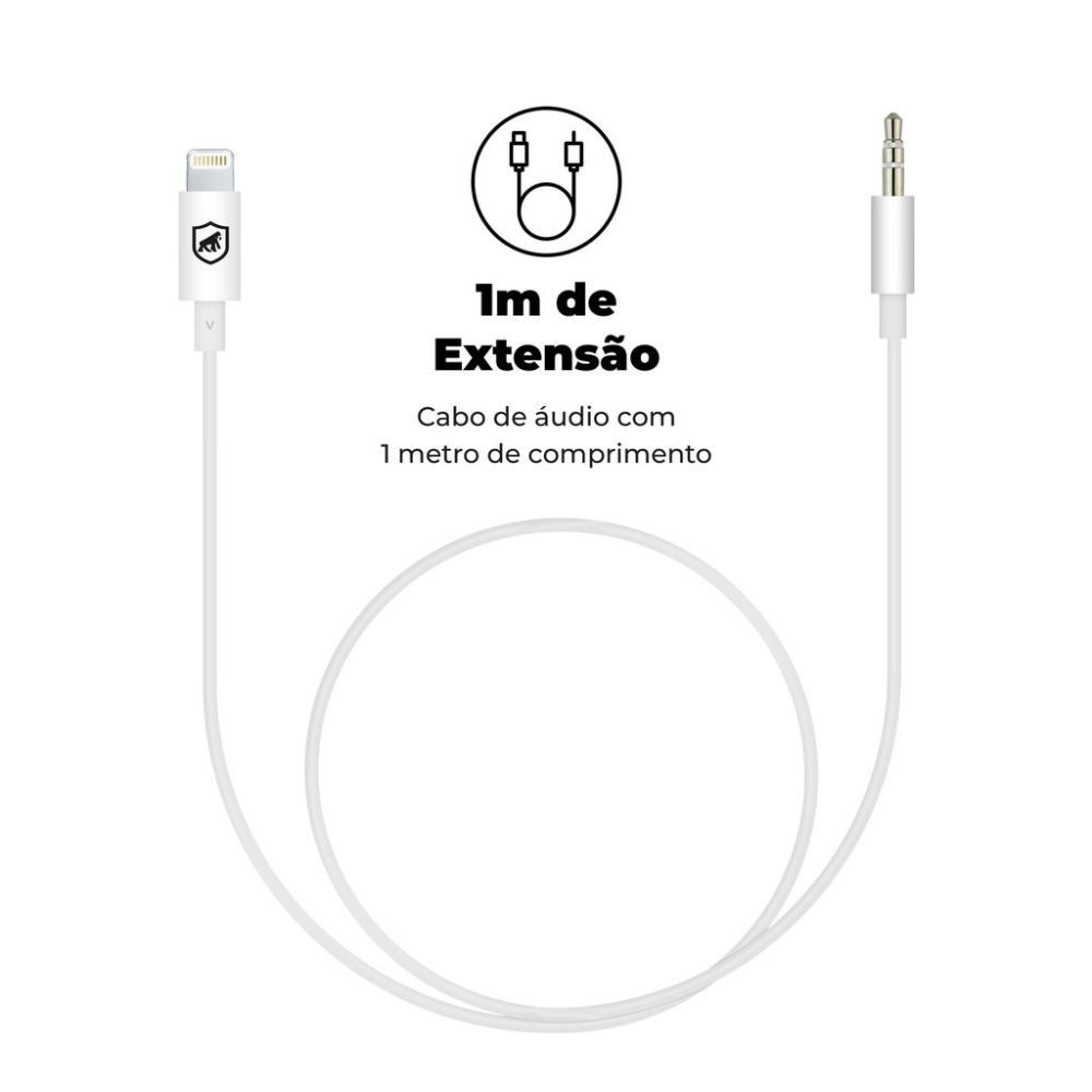 Cabo Auxiliar P2 para iPhone (Lightning) - Gshield - 8