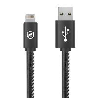Cabo Turbo Militar - 1,5M - Lightning - USB-A - Certificado MFI - Homologado - iPhone / iPad - Gshield - 3