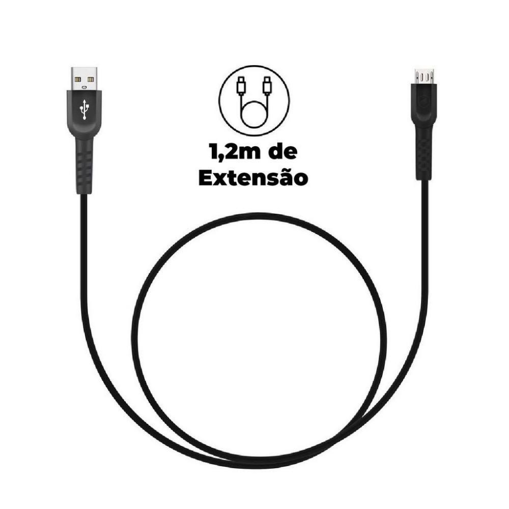 Kit Carregador Triplo Turbo + Cabo Dual Shock Micro USB V8 + Cabo 3 em 1  - Gshield - 3