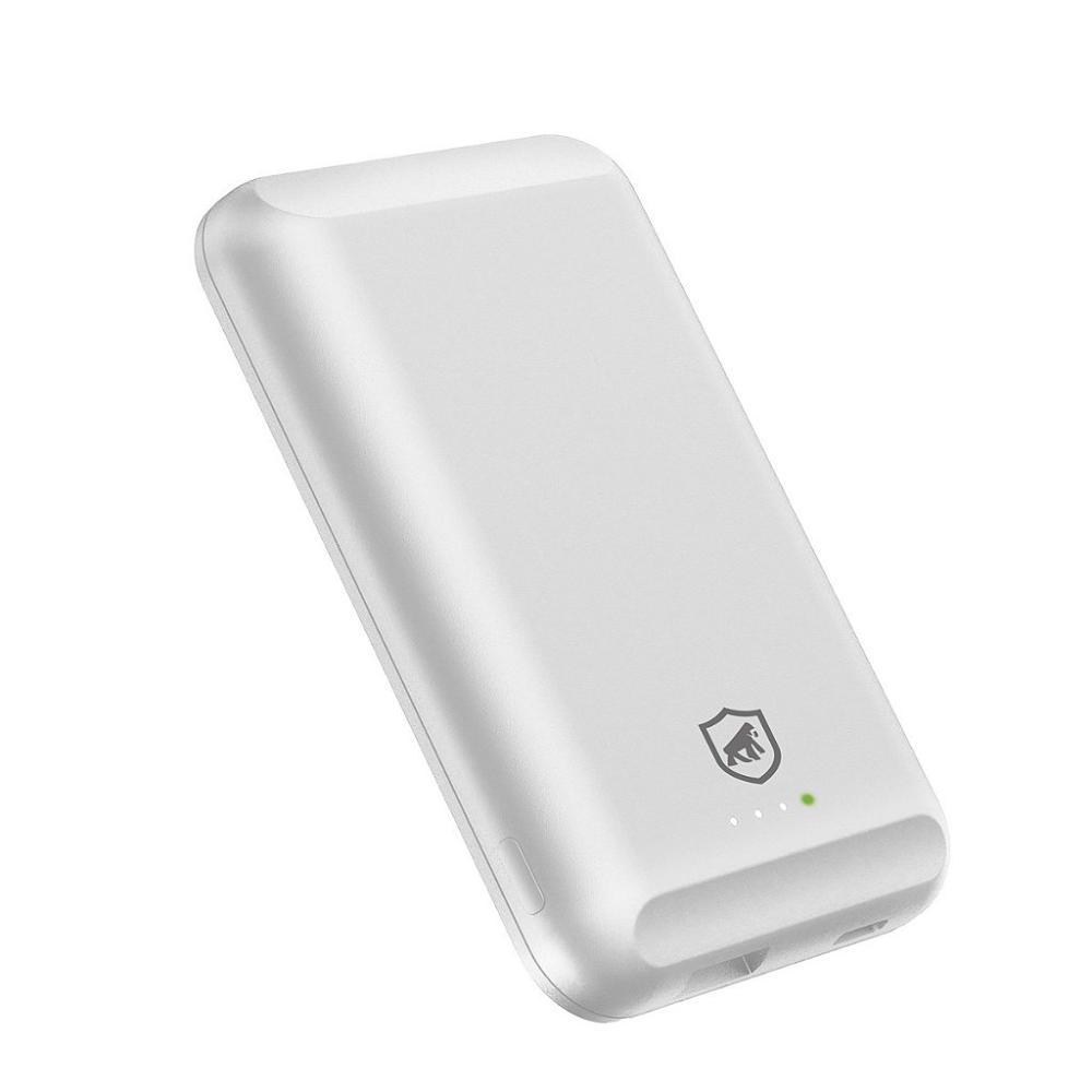 Carregador Portátil Nano Snap Wireless - Branco - Gshield - 1