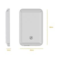 Carregador Portátil Nano Snap Wireless - Branco - Gshield