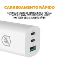 Carregador Turbo Tank Power 4.0 65W - para Macbook, Notebook e Celular - Gshield