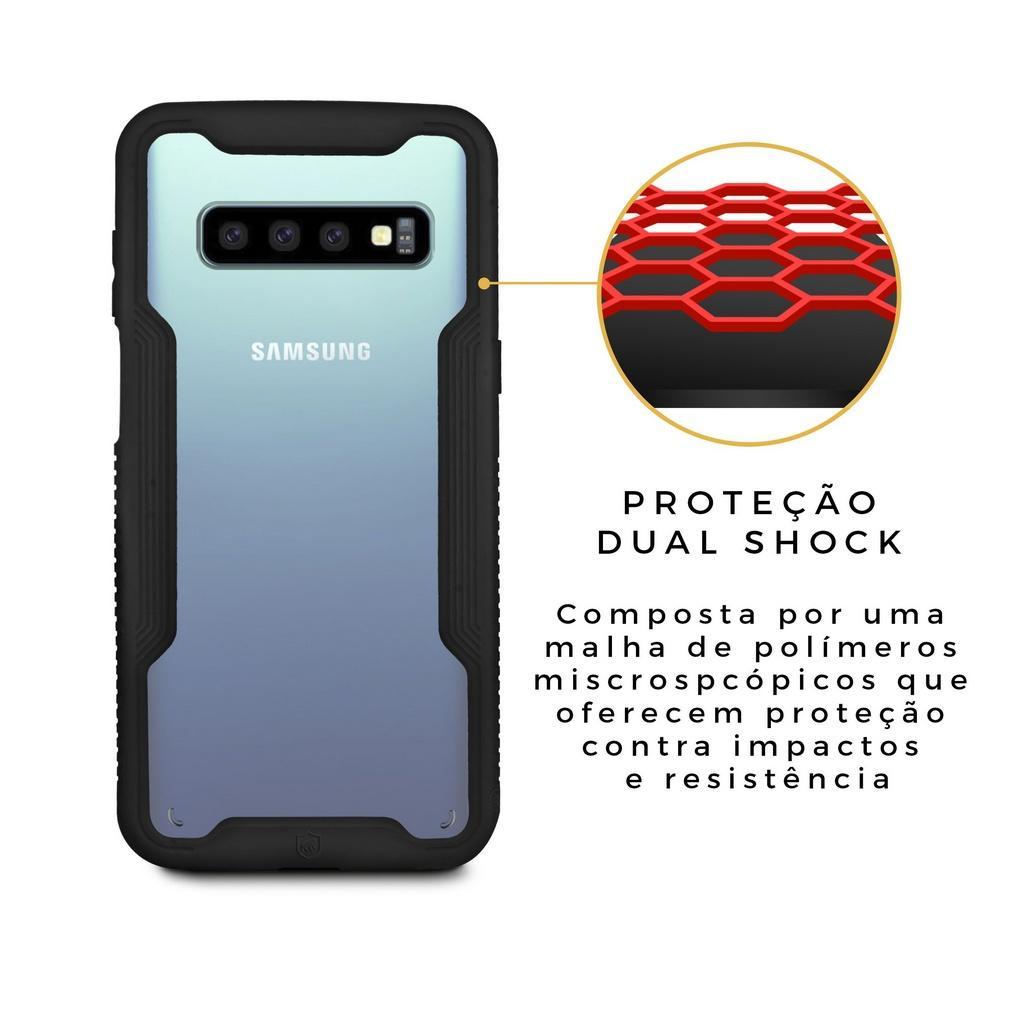 Capa case capinha Dual Shock para Samsung Galaxy S10 Plus - Gorila Shield - 4
