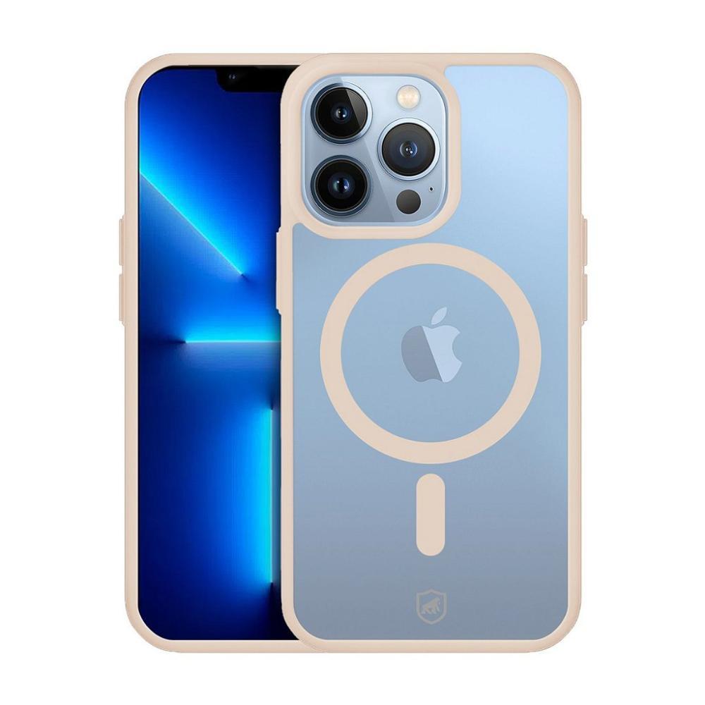 Capa case capinha MagSafe para iPhone 13 Pro - Rosa - Gshield - 1