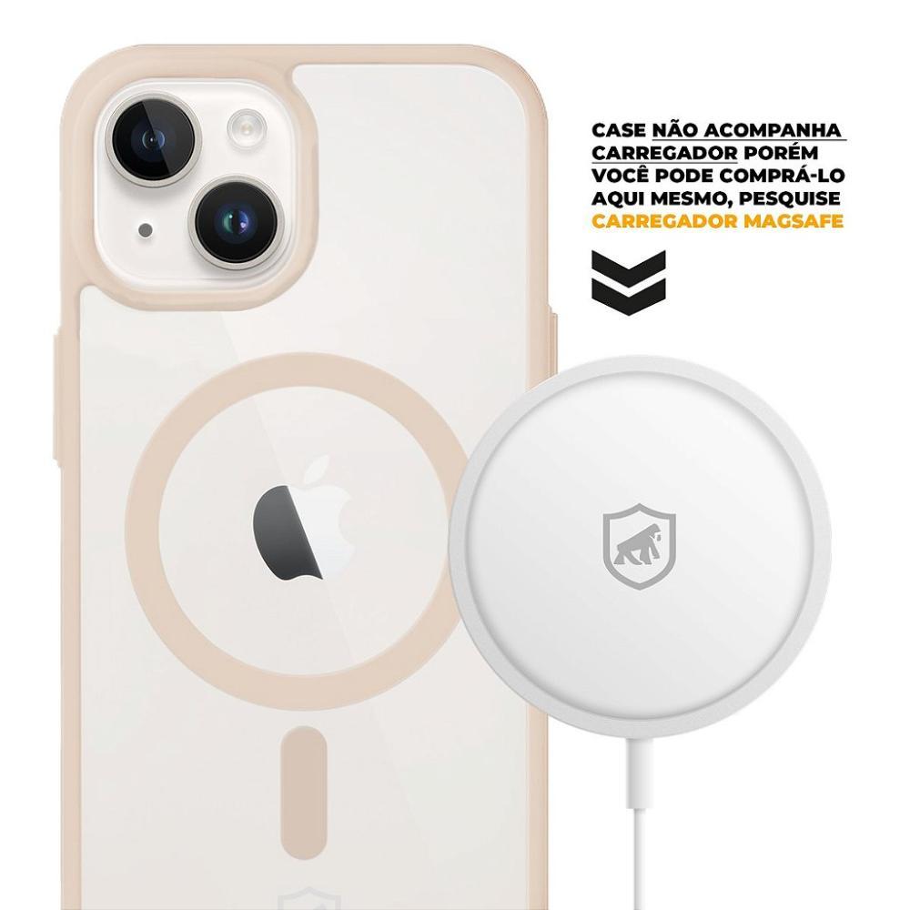 Capa case capinha MagSafe para iPhone 14 - Rosa - Gshield - 4