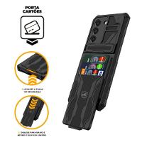 Capa case capinha Guardian para Samsung Galaxy S22 Plus - Preta - Gshield - 2