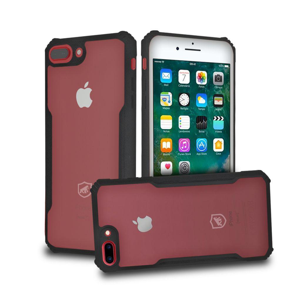 Capa case capinha Dual Shock X Preta - para IPhone 7 Plus E 8 Plus - GShield - 1