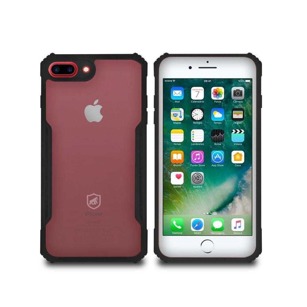 Capa case capinha Dual Shock X Preta - para IPhone 7 Plus E 8 Plus - GShield - 2