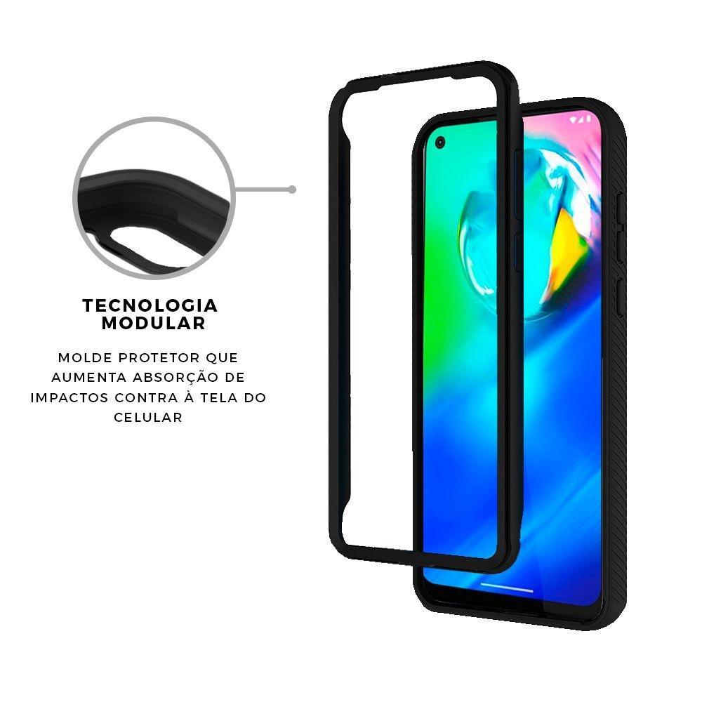 Capa case capinha Stronger Preta Para Motorola Moto G Pro - Gshield - 2