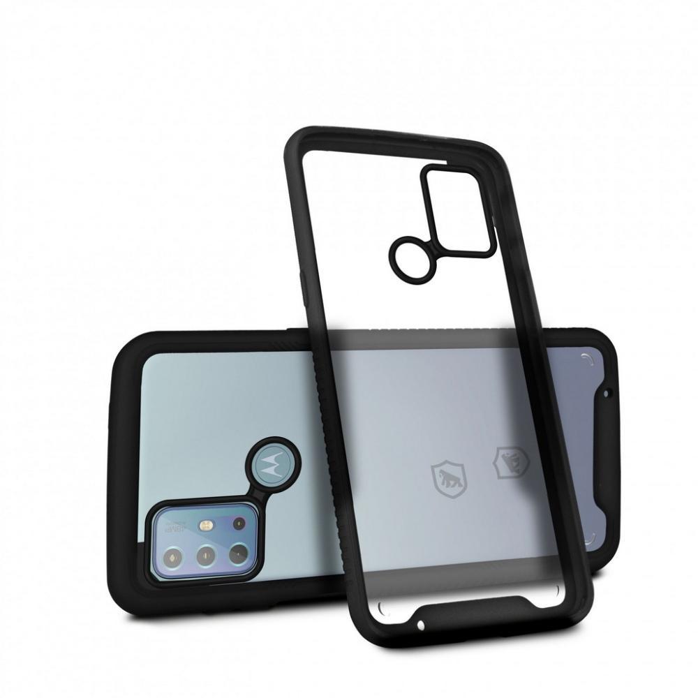 Capa case capinha Stronger Preta para Motorola Moto G30 - Gshield - 1