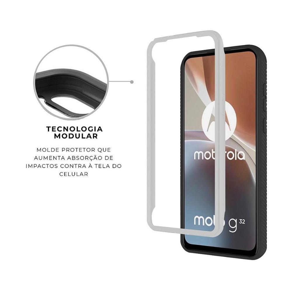 Capa para Motorola Moto G32 - Stronger Preta - Gshield - 2