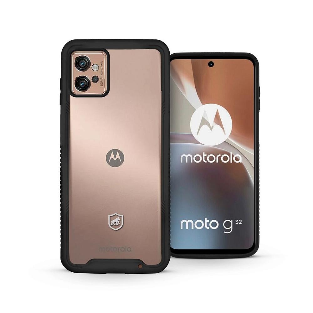 Capa para Motorola Moto G32 - Stronger Preta - Gshield - 3