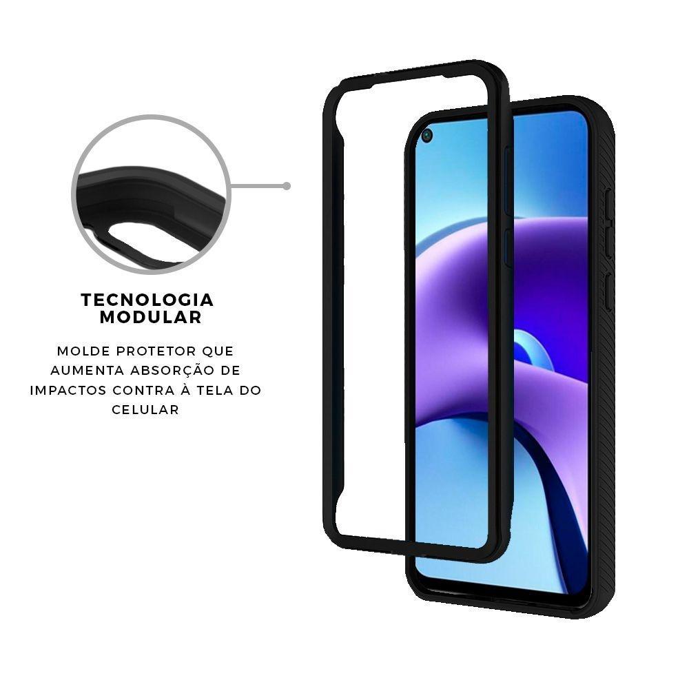 Capa case capinha Stronger Preta para Xiaomi Redmi Note 9T - Gshield - 3