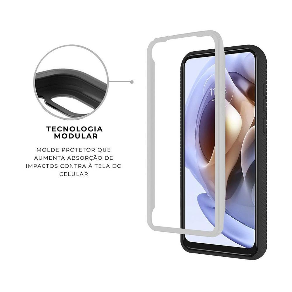 Capa para Motorola Moto G31 - Stronger Preta - Gshield - 2