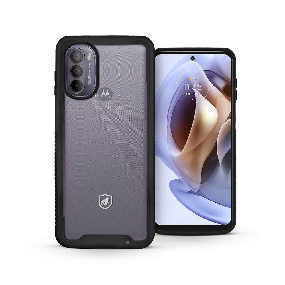 Capa para Motorola Moto G31 - Stronger Preta - Gshield - 3