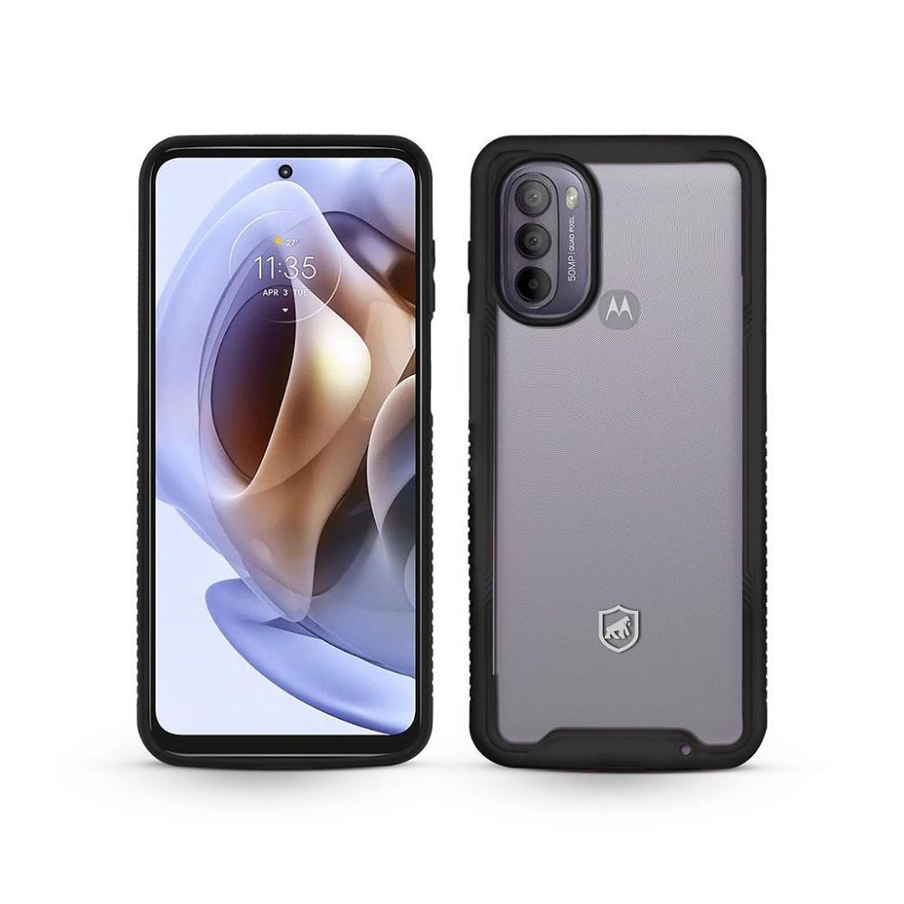 Capa para Motorola Moto G31 - Stronger Preta - Gshield - 4