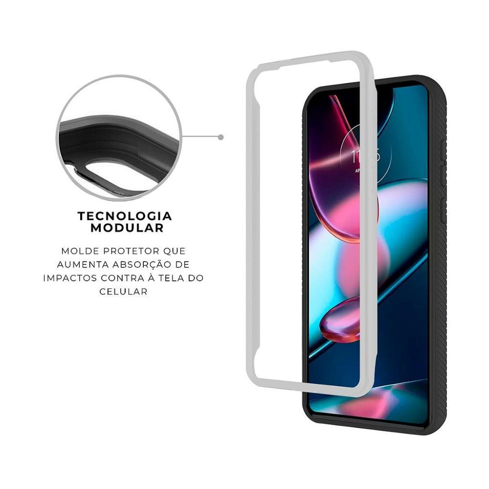 Capa para Motorola Moto Edge 30 - Stronger Preta - Gshield - 2