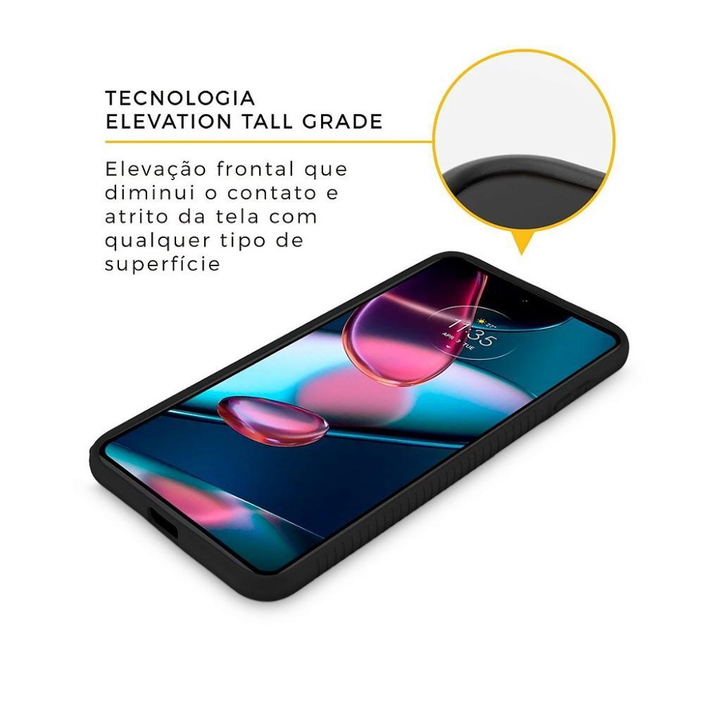 Capa para Motorola Moto Edge 30 - Stronger Preta - Gshield - 3