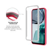 Capa para Motorola Moto G62 - Stronger Rosa - Gshield - 2