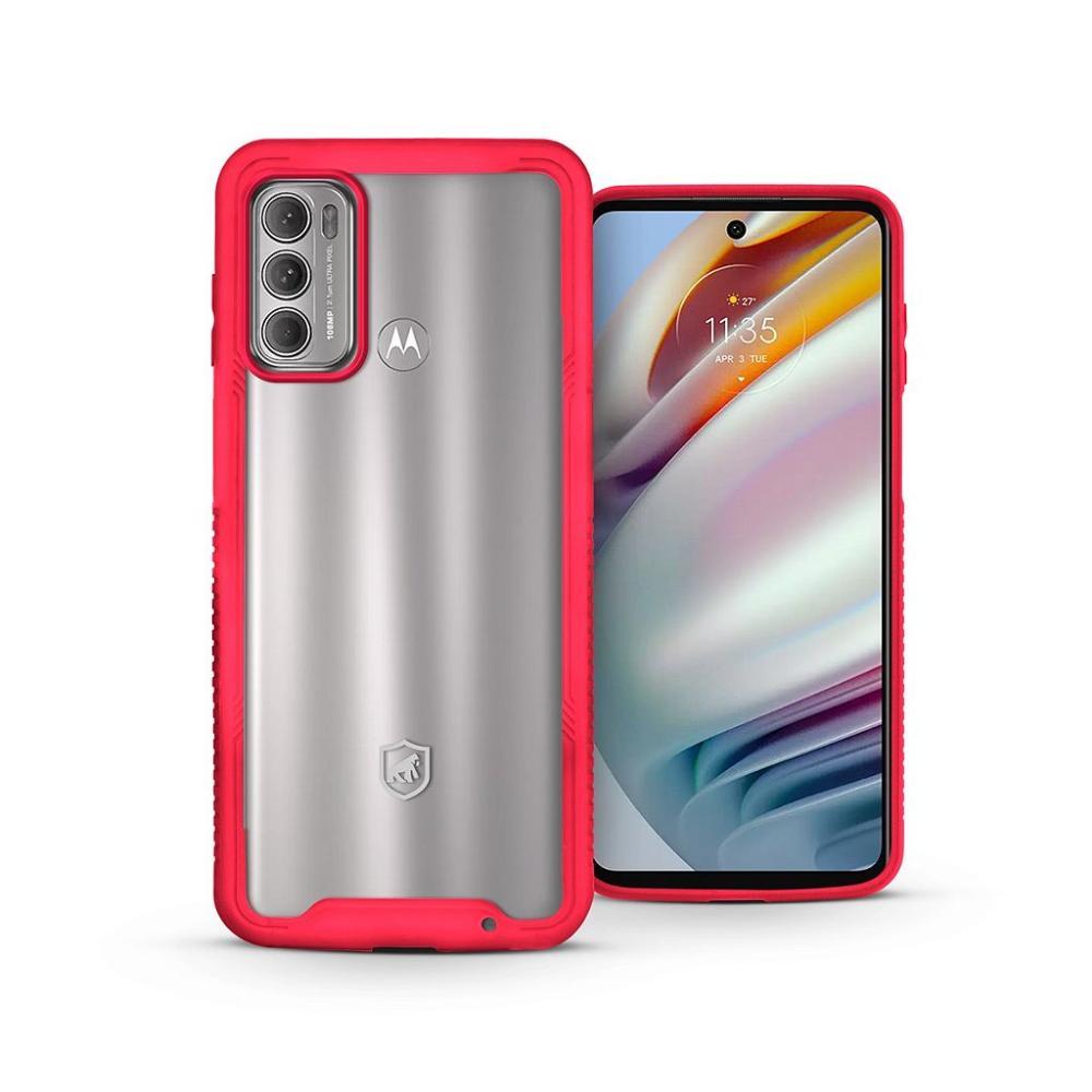Capa para Motorola Moto G60 - Stronger Rosa - Gshield - 5