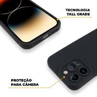 Capa para iPhone 14 Pro Max - Preta - Silicon Cloud -Gshield
