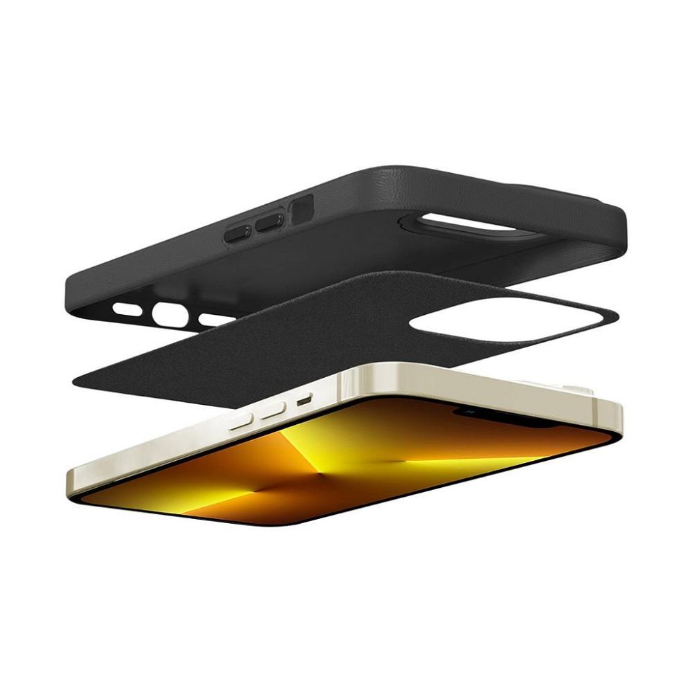 Capa para iPhone 13 Pro Max - Couro Dual Preta - Gshield - 5