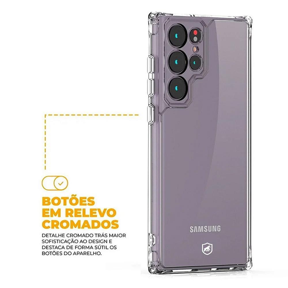 Capa para Samsung Galaxy S22 Ultra - Clear Proof - Gshield - 3