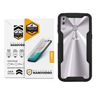 Kit Capa case capinha Dual Shock e Pelicula Nano Vidro para Asus Zenfone 5 / 5z - Gshield - 1