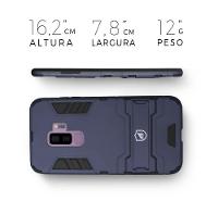 Kit Capa case capinha Armor e Película Nano Gel Dupla para Galaxy S9 Plus - Gorila Shield - 6